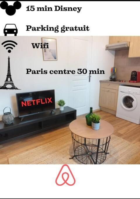 Nid Paisible A 10 Min De Apartment Bussy-Saint-Georges